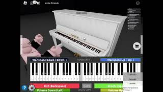 Happy Birthday To You - Roblox Piano Sheet