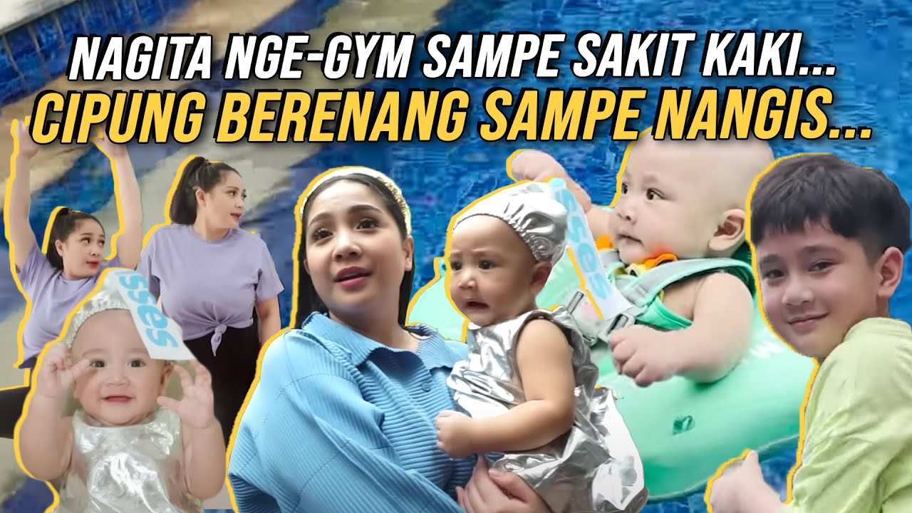 TAKUT TENGGELAM???!!! NAGITA KAGET CIPUNG BISA RENANG SENDIRI, SEMUA KUMPUL JADI SAKSI MATA...