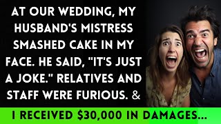 At Our Wedding, My Husband's Mistress Threw Cake in My Face. Hubby said It 