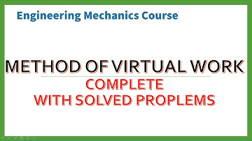 Virtual Work Method Comp. with Solved Problems | Engineering Mechanics | Vector Mechanics for Engg