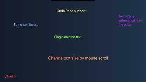 Text Annotation feature in Presentify - Write Text anywhere on the screen