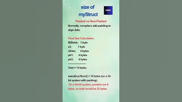 🔥Size of My Struct in C🔥 | Memory Allocation & Padding Explained #shortsfeed #shorts #tranding #cpp