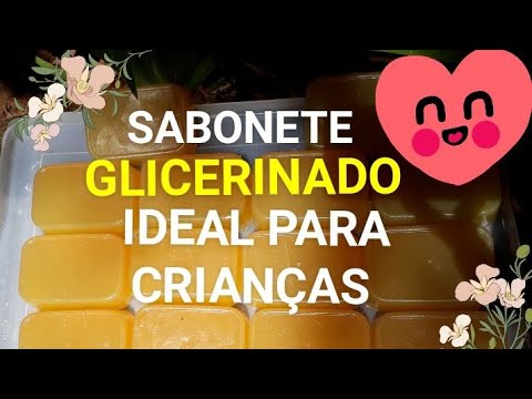 Vídeo: Sabonete De Glicerina Faça Você Mesmo Para Crianças