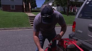 Lynchburg police officer mows family's grass after son found dead