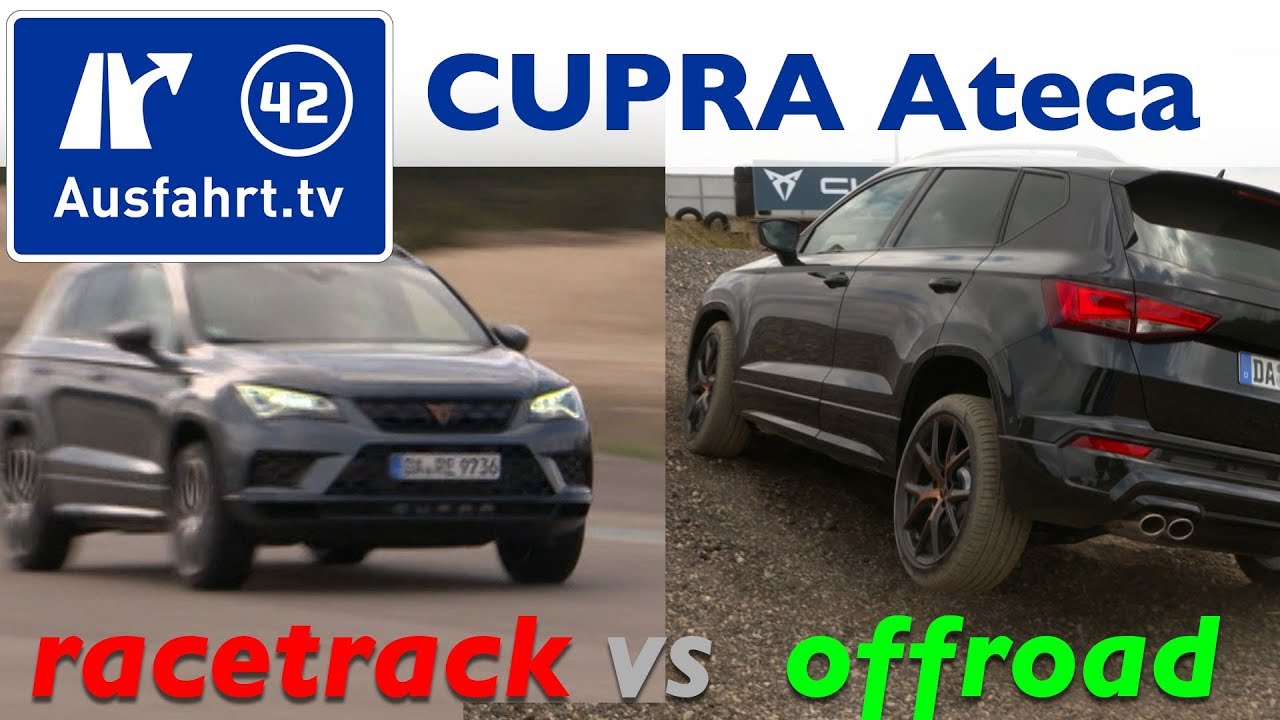 2019 CUPRA Ateca offroad vs Rennstrecke