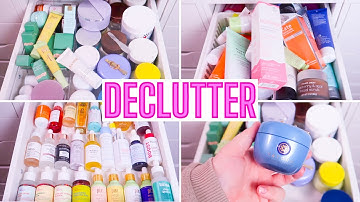 HUGE SKINCARE DECLUTTER - PART 1 | Paige Koren