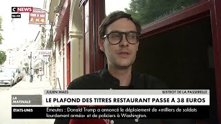 Le plafond des titres restaurant passe à 38 euros par jour