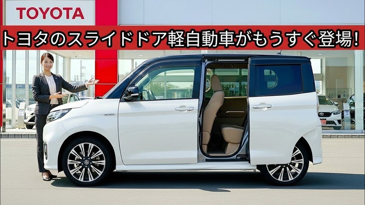 これは衝撃です！トヨタ新型軽スライドドア2026年登場、驚異の99万円！