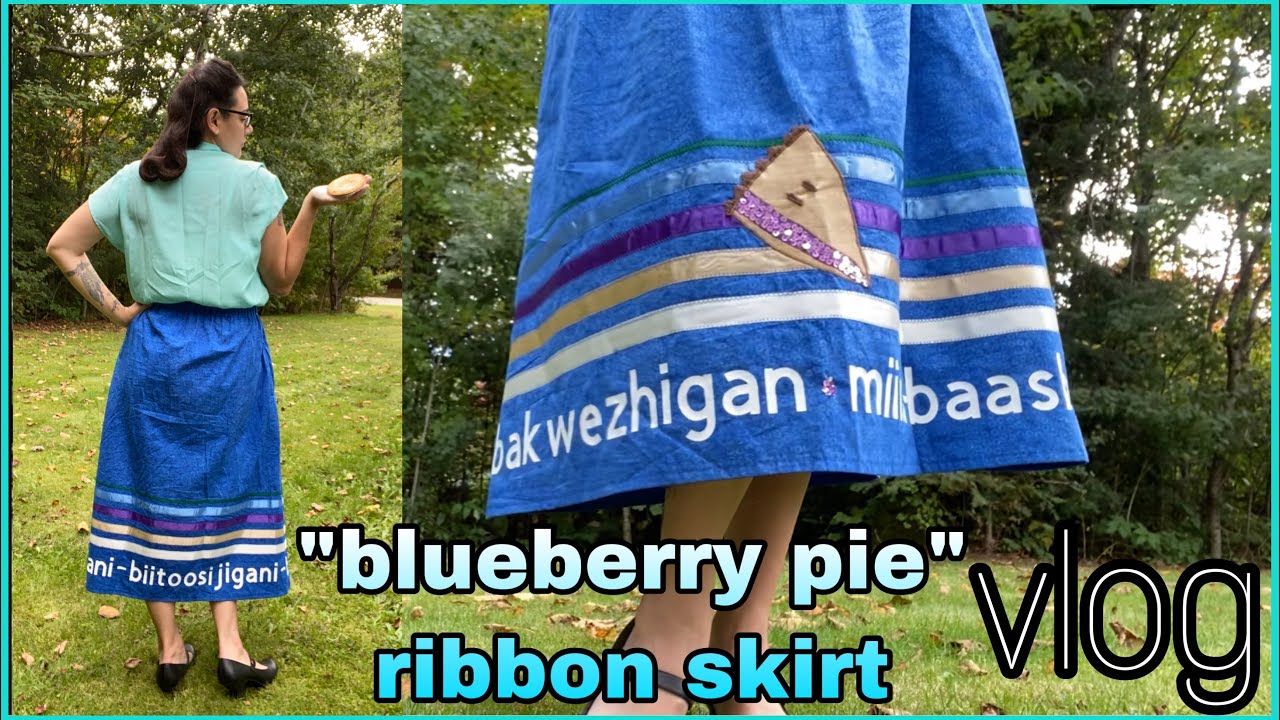 I made an Ojibwe “blueberry pie” Ribbon Skirt! YouTube