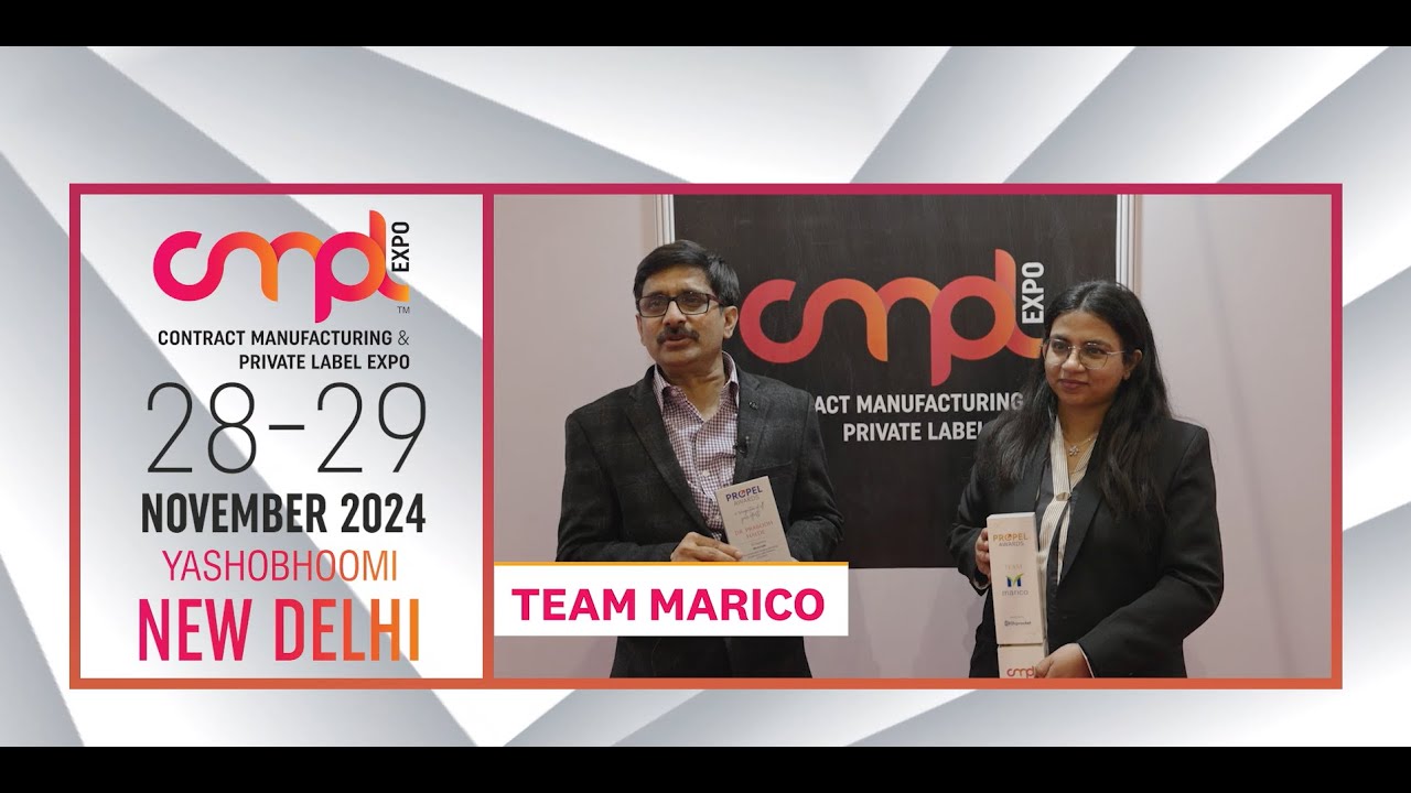 Propel Award Winners Team Marico at CMPL Expo Delhi 2024!