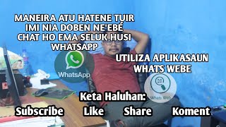 Oinsá atu Hatene Doben Chat ho Ema Seluk iha Whatsapp WA
