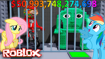 Fluttershy And Rainbow Dash PLAY Arrest BRAINROT in Roblox