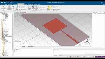 Patch antenna edgefed in cst | all results in cst gain, s11 , surface current