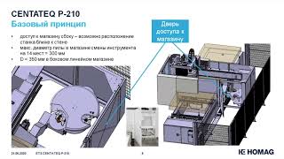 Обрабатывающий центр с ЧПУ CENTATEQ P-210