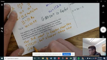 3.3 - Compare linear and non-linear functions - v2