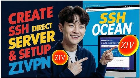 How to create SSh Direct server and setting up Zivpn App | tutorial