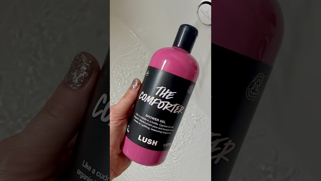 LUSH COMFORTER SHOWER GEL IS BACK !!! LET’S USE  IT AS A BUBBLE BATH ❤️