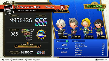 Theatrhythm: Final Bar Line - Bravely Default DLC Full Songlist Ultimate Difficulty All Critical