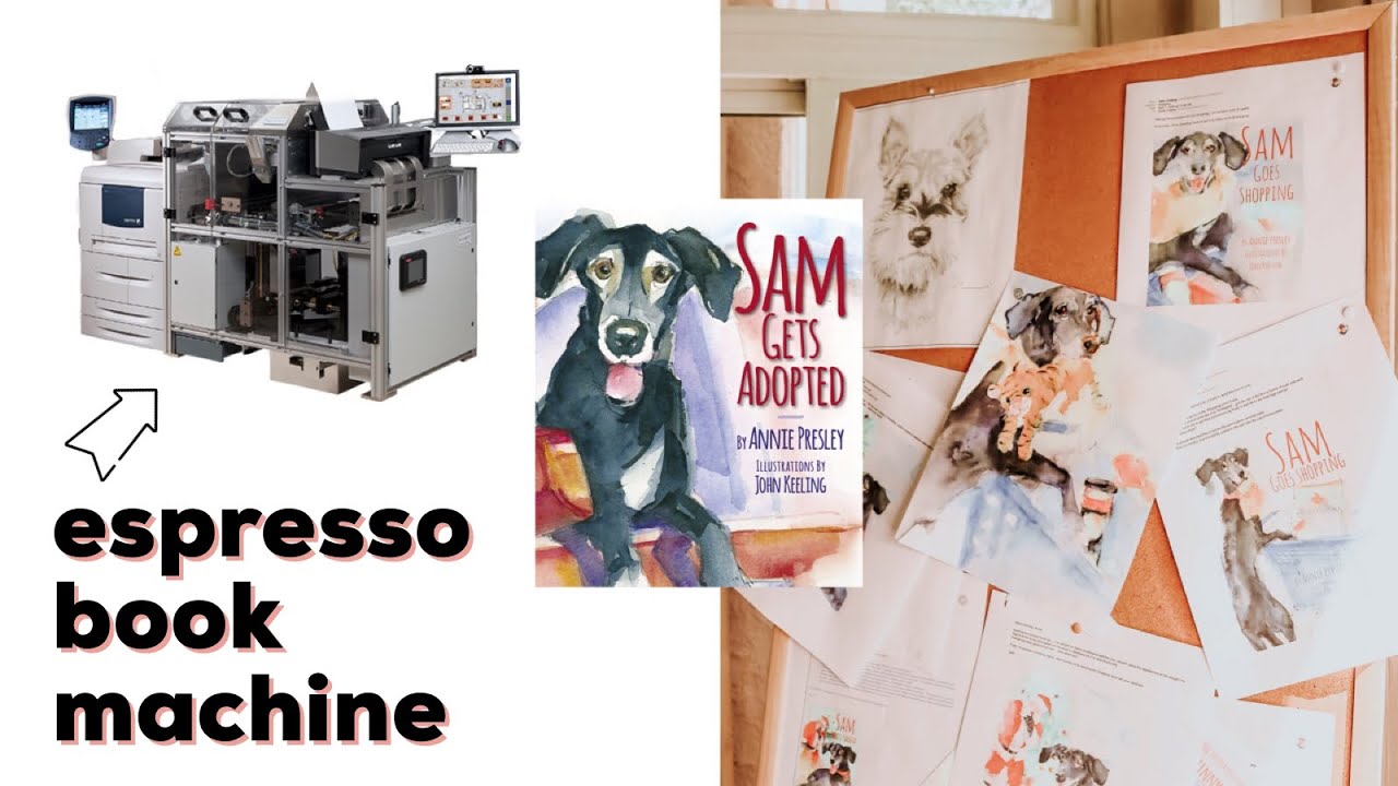 ESPRESSO BOOK MACHINE how to get a book printed! YouTube