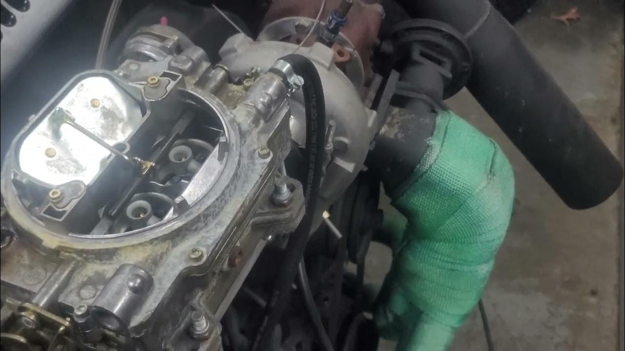 Gummed up carb runing after sitting since 2017 YouTube