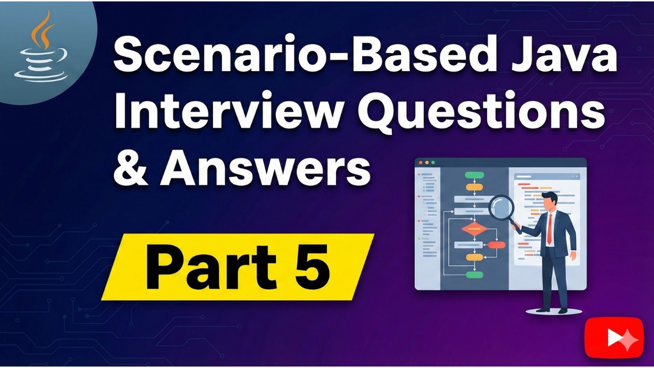 Scenario Based Java Interview Questions and Answers - Part 5 - YouTube
