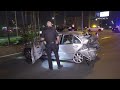 A BMW Slams Into A Mercedes, Causing Major Injuries