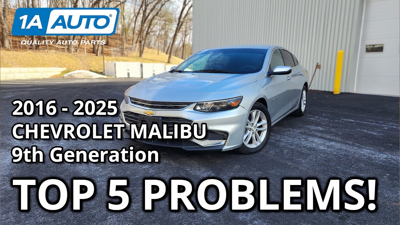 5 главных проблем седана Chevrolet Malibu 2016-2025 9-го поколения