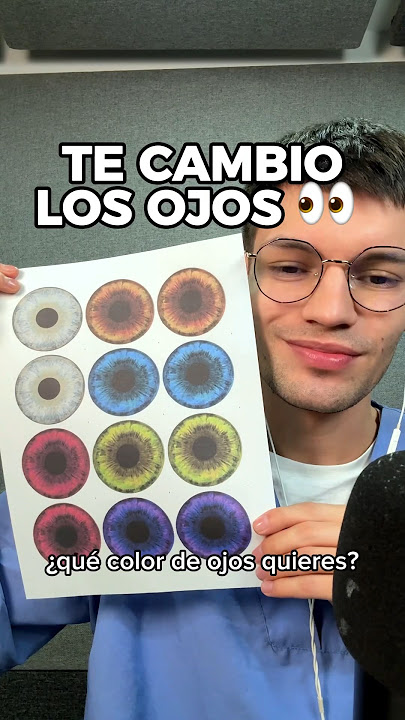 CAMBIO TUS OJOS DE COLOR 👀 #asmr #shorts #asmrvideo #comedia