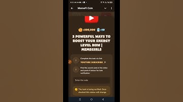 3 Powerful Ways to Boost Your Energy Level NOW | MemeGirls | Memefi Youtube Video Code