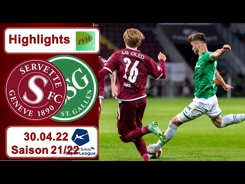 Servette St. Gallen Goals And Highlights