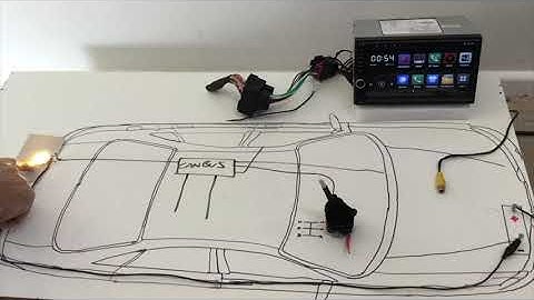 How to wire in a reversing backup camera - watch this first!