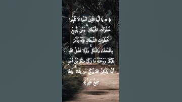 السورة: النور القارئ: ياسر الدوسري الاية: 21