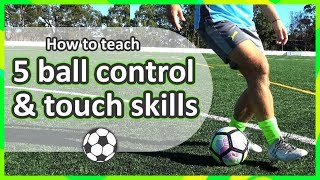 Develop ball control & touch › 5 skills | Soccer skills in PE (grade K-6) Resimi