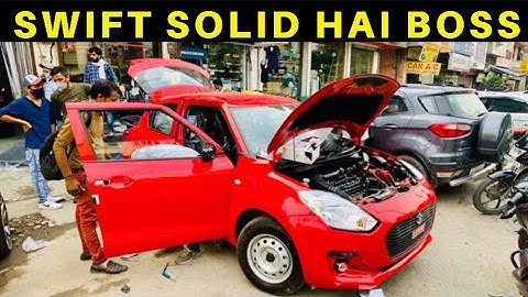 🔥 2020 SWIFT BASE MODEL FULLY MODIFIED | SWIFT ROOF WRAPPING | SWIFT INTERIOR | CUSTOM AUDIO SETUP 🙉