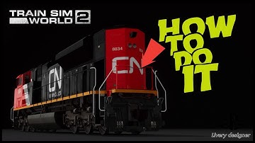 How to fix SD70ACe back-side livery problem | TSW2 Tutorial | Add layers to the back of SD70ACe