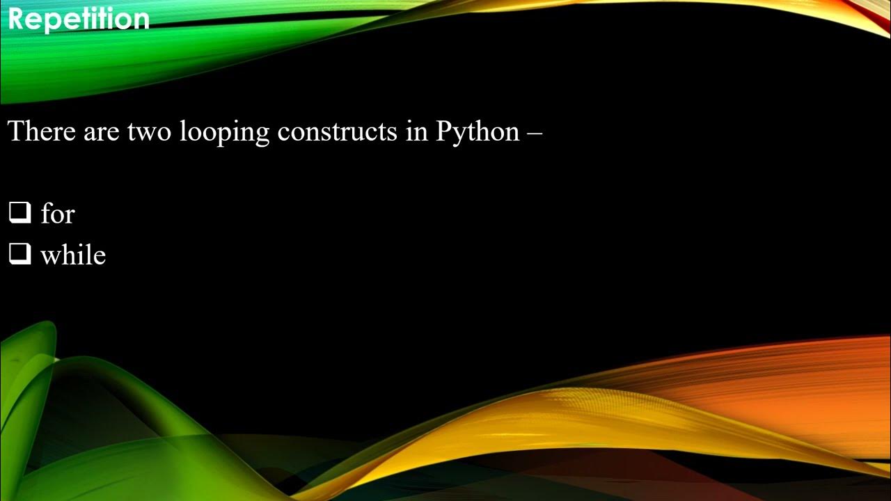 Repetition concept of Python Programming Language. Gain The Knowledge ...