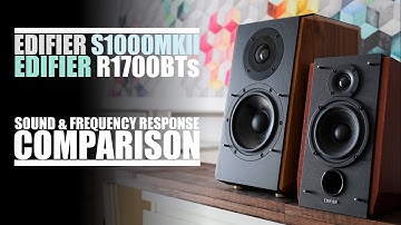 Edifier S1000MKII  vs  Edifier R1700BTs  ||  Sound & Frequency Response Comparison