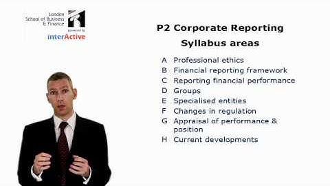 LSBF ACCA P2: Introduction to the Paper Part 1
