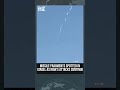 Iran Israel Footage Captures Missile Fragment Falling As Iran Strikes Southern Israel Shorts 
