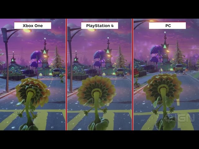 Plants vs. Zombies: Garden Warfare Visual Analysis – PS4 vs. Xbox One vs  PC, PS3 vs Xbox 360