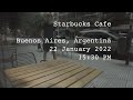 Inside a Starbucks Cafe - Buenos Aires, Argentina - Street View - 4k - HQ Audio - Real footage.