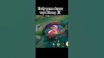 Early game Argus vs yu Zhong ☠️ #mobilelegends #argusbuild #mlbb #gaming #moba #trending #shorts