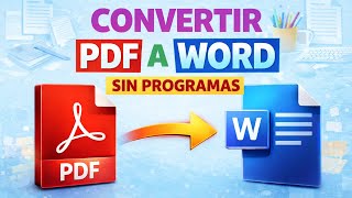 How to convert PDF to Word without programs in 2026 📄🔄