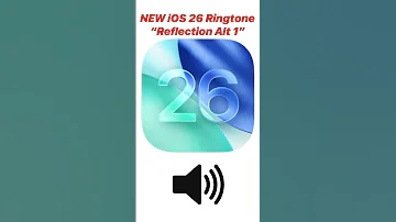 IOS 26 Default Ringtone Reflection Alt 1 Apple Ios Iphone Technology Smartphone Ringtone 