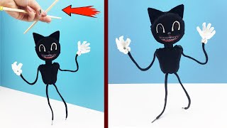 КАРТУН КЭТ Марионетка. Как сделать Мультяшного Кота своими руками. Сделай сам Cartoon Cat с Ухтышка