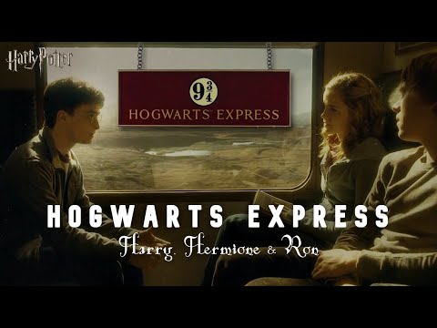 Hogwarts Express with Harry, Hermione & Ron 🚂 Harry Potter⚡