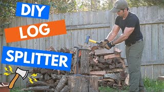 They told me to get a log splitter 😂 (DIY homemade log splitter) by Appalachian Wood 1,090 views 1 year ago 2 minutes, 38 seconds