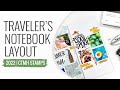 Traveler&#39;s Notebook Process 2022 | Close To My Heart Stamps