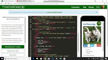 Add Font Awesome Icons to all of our Buttons free code camp