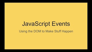 JSE 01 JS Events - Basic onclick Event